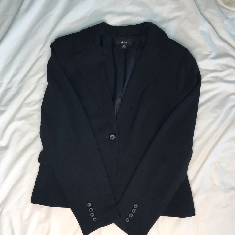 Alfani Black Skirt Suit Set, Size 10